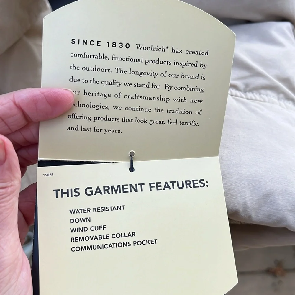 Woolrich duck down jacket, new tags size medium - Picture 3 of 12